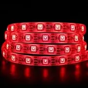 XUNATA 12V Flexible LED Strip with Switch, 5050 60leds/m Ribbon Self-adhesiveTape Back Lighting Decor AU Plug Power Adapter