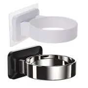 Punch-free Hairdryer Storage Rack Wall Mounted Hair Dryer Shelf for Bathroom