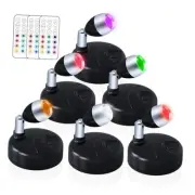 LED Battery Operated Spotlight RGBW Small Spot Lights Indoor with Remote Mini