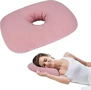 RoamReady Ear Piercing Pillow for Side Sleepers, Ear Pillows with Holes for Pain, Earring Inflammation Pressure Sores, Cotton Earring Pillow for CNH Side Sleepers