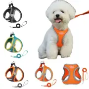 Reflective Dog Harness and Leash Set for Puppy Cat Small Pet Harness Set Walking