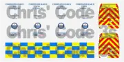 Code 3 Adhesive Vinyl Decals suit 1/43 1/50 - Police Marine Search - Sprinter