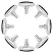 M8 x 10 x 30mm Leveling Feet Adjustable Leveler Protector for Desk Leg 8X