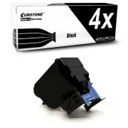 4x Eurotone Cartridge C13S050593 Black Alternative for Epson CX-37-DTN CX-37-DN