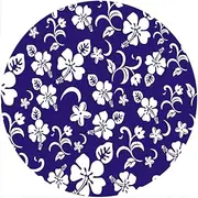 Slipmat Slip Mat Scratch Pad Felt for Any 12" LP DJ Vinyl Turntable Record Player Custom Graphical - Hawaiian Print BL