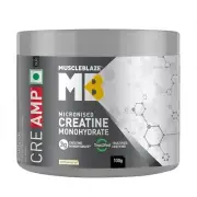 MuscleBlaze Micronised Creatine Monohydrate Powder Unflavoured-32 Serving 100gm