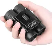 8×21 Roof Prism Binoculars, HD FMC Coated Folding and Portable Binoculars Pocket Light Concert Ball Game- with Backpack