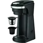 1-Cup 2 In. 1 Single Serve Coffee Maker-Automatic Compact Mini 2-Way Espresso Ma