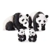 Terra by Battat pandafamily figure set of 4 panda family jungle wild giant 537
