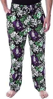 [INTIMO] DC Comics Men's Classic The Joker and Harley Quinn Laugh Adult Lounge Pajama Pants