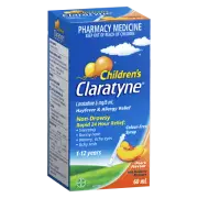 Claratyne Children's Hayfever & Allergy Relief Syrup 60mL Peach Flavour 24 Hour
