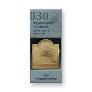 Traveler's Notebook Brass Clip - Airplane Design Japan New