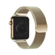 Magnetic Milanese WristBand for Apple Watch iWatch Series SE 42mm & 44mm Wrist Band (Champagne Gold)