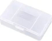LUCKGRASP 5PCS Cartridge Game Card Case Organizer Storage Box For Game-boy Cover Shell For GBA SP (Transparent)