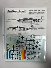 NEW AeroMaster 48-006 Fw-190A Butcher Birds War Model Airplane 1/48 Decal (WX3)