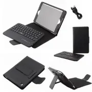 PU+ABS Cover Case with Removable Bluetooth Keyboard for Apple iPad mini - Black