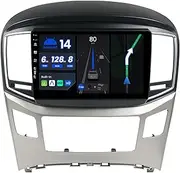 BXLIYER - 6G+128G - Android 14 IPS Car Stereo For Hyundai H1 iLoad imax starex i800 (2007-2015) - Wireless CarPlay/Android Auto - Camera + MIC - 9 Inch 2 Din Steering Wheel Fast-boot 360-CAM Head Unit