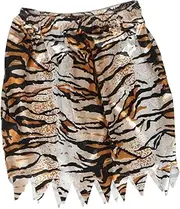 SAFIGLE Leopard Print Festival Skirt Unisex Breathable Garment for Halloween and Jungle Themed Events Versatile Styling for Men and Women Addition to Your Festive Wardrobe