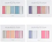 Monolike Color Palette Sticky Solid 501 A Set 4p - Self-Adhesive Memo Pad 30 Sheets