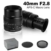 TTartisan 40mm F2.8 APS-C MF Macro Lens For Sony E Fuji X M4/3 Panasonic Olympus