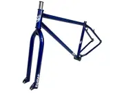 S & M ATF 29 Frame/Fork Kit Translucent Blue