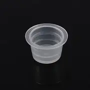 Tattoo Ink Caps, Tattoo Ink Cap Cup Pot Medium Large Plastic Tattoo Pigment Cup For Tattoo Permanent Makeup Container Cap Tattoo Ink Tattoo Supplies 100Pcs(L)