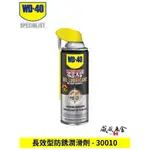 美國 WD-40｜WD40 防銹王 專利噴嘴長效型防銹潤滑劑 鍊條齒輪塑膠橡膠金屬 潤滑油防鏽油｜30010【威威五金】