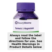 Henry Blooms Turmeric & Magnesium 60 Capsules