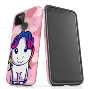 For Google Pixel 5 Case Tough Protective Cover Unicorn