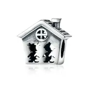Silver plating Perfection Sweet Home Charm Beads Fit Charm Bracelet Gift