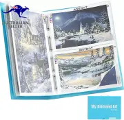 Diamond Painting Storage Book with 30 Pockets 60 Views, Clear Folder Storage Bag