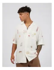 [St Goliath] El Camino Short Sleeve Shirt in White