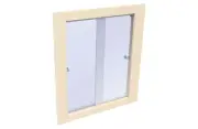 VIC NEW Stratco Shed Sliding Window Primrose