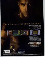 The Scorpion King The Sword Of Osirus GBA Video Game Art 2002 Vintage Print Ad
