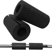 WISTOM 1 Pcs Gym Bar Grips Silicone fit Barbell Bars and Dumbbell Handles Workouts Bar Up Body Exercise Grip