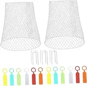 2 Pack Plant Protection Dome Garden Cover Metal Plant Netting Strawberry Plant Protector Essential for Outdoor Plant Care