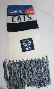 AFL Geelong Cats Football Club Scarf Unisex BNWT Sekem