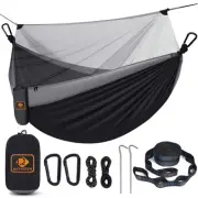 Camping Hammock with Net Travel Portable Lightweight Hammocks Tree Straps
