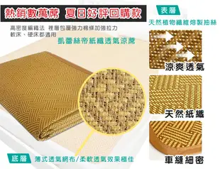 【凱蕾絲帝】台灣製造~軟枕專用透氣紙纖平單式枕頭涼蓆 (7.3折)
