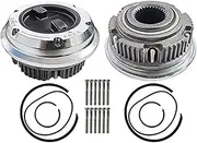 Jodriva 2 Pieces X, for Chrysler, for Dodge, TonPick Up -78 D-300W 250 W 350 3/4 Ton. P.Up. 90-93 Free Wheel Locking HUB B054 AVM439 Car Locking Wheel Hub