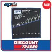 SP Tools 9 Piece SAE Jumbo Combination Spanner Set - SP10069