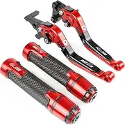 Brake-Clutch for RC200 RC 200 2014 2015 2016 2017 2018 Motorcycle CNC Brake Clutch Levers Handlebar Grip Handle Hand Grips Accessories (Color : 19)