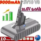 For Dyson V8 21.6V 9.0Ah Battery SV10 HEPA Absolute Animal Absolute SONY CELL