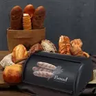 Bread Storage Box Large Capacity Stainless Steel Bread Bin Container Holder