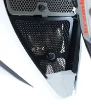 R&G Racing Black Downpipe Grill For 2014-2016 Honda CBR1000RR SP