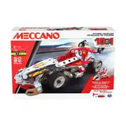 Meccano Racing Vehicle 10-in-1 Model Building Set Age 8+