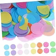 GLEAVI 5 Packs Multicolor Tissue Paper Confetti Dots for Wedding and Birthday Party Table Decorations and Vibrant Craft Supplies for Filling Balloons and Craft Projects