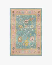 120' x 185' | Machine Washable Runner Rug | Kid & Pet Friendly | Indoor Rug | Jemima Multicolour Rug | Ruggable