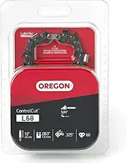 Oregon L68 ControlCut Chainsaw Chain for 18-Inch Bar, 68 Drive Links, .325" Pitch, .063" Gauge, Fits Several Stihl Models (22BPX068G),Grey