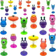 Oisinlas 48 PCS Jumping Toys Spring Launchers Pop Up Critters Novelty Spring Toy for Boys and Girls Party Favors Classroom Prizes Return Gifts